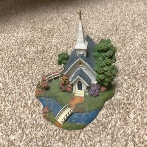 Thomas Kinkade ceramic church